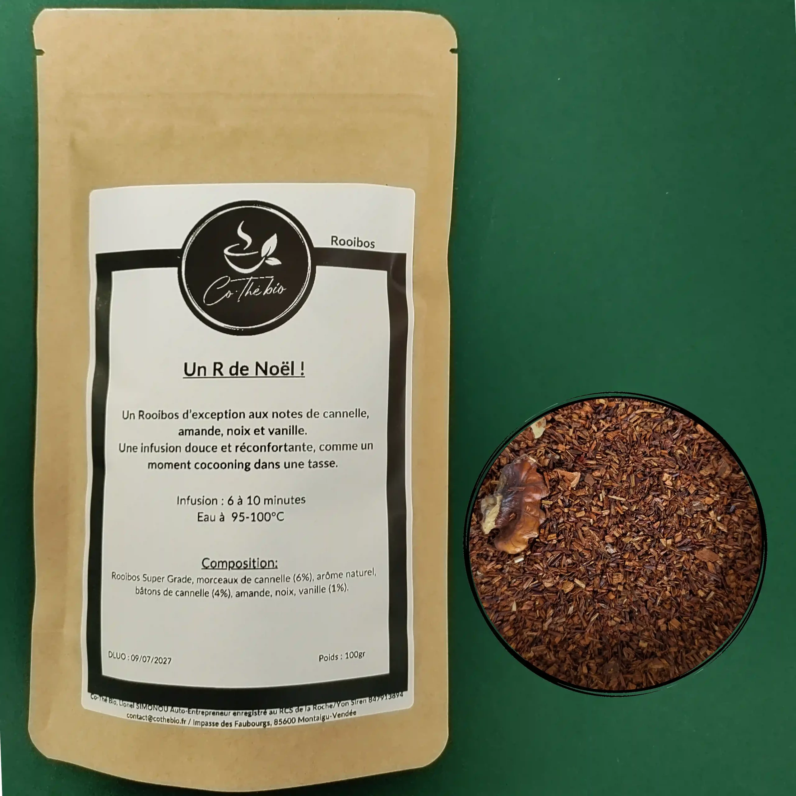 Rooibos de Noël Un R de noël Co-Thé Bio